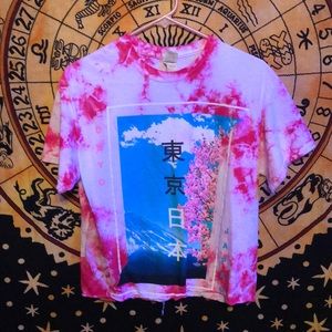 Rue 21 pink Japanese shirt